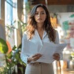 Testimonial image of Carla R., a small business owner from Dallas, Texas, who feels fully protected with her new insurance plan.