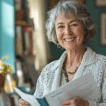 Portrait-style testimonial image of Linda S., a satisfied Medicare insurance client from Austin, Texas.
